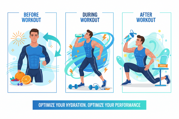 Hydration for Exercise – Before, During, and After Workouts