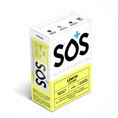 SOS  Electrolyte Packets - Lemon 8ct Box